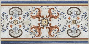 Бордюр Azuliber Aitana Cenefa Blanco 16,5x33,3 матовый