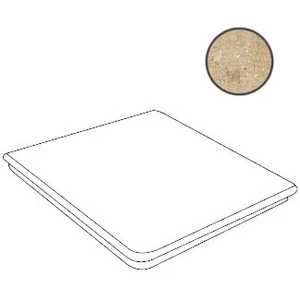 Ступень Azuliber Aitana Peldano Fiorentino Angular Beige 33,3x33,3 матовая