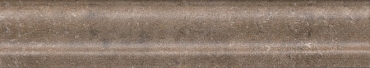 Бордюр Kerama Marazzi Багет Виченца коричневый BLD016 3x15 матовый