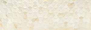 Плитка Baldocer Quios Bowtie Cream Rect 40x120 рельефная