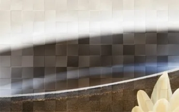 Панно Golden Tile Bali 411411 (1 из 4) 25x40 глазурованное
