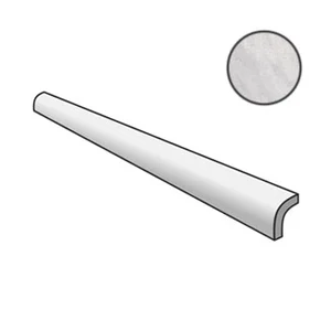Бордюр Equipe Bardiglio Pencil Bullnose Light 23765 3x15 глянцевый