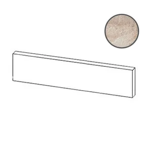 Бордюр ABK Battiscopa Fossil Beige 8x50 матовый