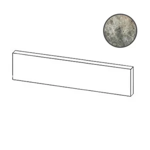 Бордюр ABK Battiscopa Fossil Blue 8x50 матовый