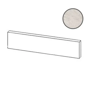Бордюр ABK Battiscopa Fossil Cream 8x50 матовый