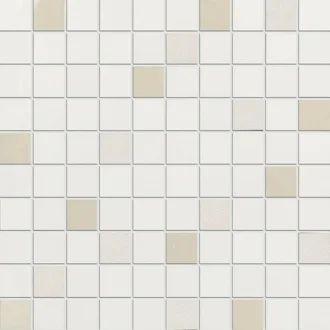Be Pop Mosaico Squadro Bianco Lucido