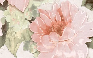 Декоративный элемент Belleza Декор Гардения бежевый 04-01-1-09-03-11-654-0 25x40 глянцевый