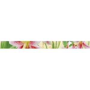 Бордюр Belleza Lily стеклянный многоцветный 4x50 глянцевый