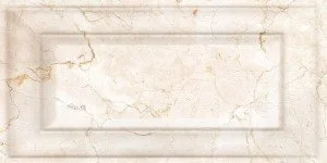 Декоративный элемент Belleza Декоративный объемный массив Монкада коричневый 25x50 глянцевый
