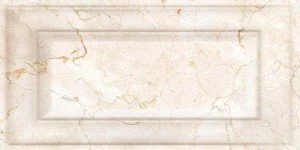 Декоративный элемент Belleza Декоративный объемный массив Монкада коричневый 25x50 глянцевый