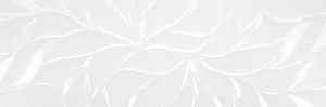 Плитка Benadresa Blanco Brillo Leaves 30x90 глянцевая