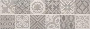 Плитка Benadresa Mosaico Vintage Silver 30x90 матовая