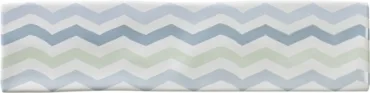 Декоративный элемент Bestile Chalk Decor Zig-Zag Cielo 7,5x30 матовый