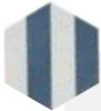 Керамогранит Bestile Meraki Stripe Azul Mate 19,8x22,8 матовый