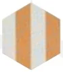 Керамогранит Bestile Meraki Stripe Mostaza Mate 19,8x22,8 матовый