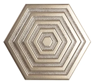 Плитка Bestile Orion Hexa Silver 19,8x22,8 глянцевая