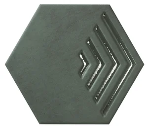 Плитка Bestile Subway Corner Green 19,8x22,8 глянцевая