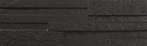 Керамогранит Bestile Tikal Black Rectificado 17x52 матовый