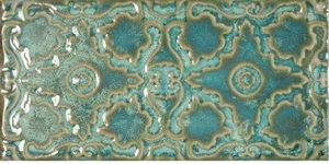 Керамогранит Bestile Zurbaran Esmeralda 11,2x22,4 глянцевый