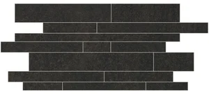 Декоративный элемент Panaria Bioarch Mur Pietra Nera Spazz PG-BK4M 30x60 матовый