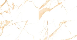 Керамогранит Bluezone Opus Statuario Carving Craft Gold 60x120 полированный