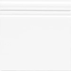 Бордюр Grazia Boiserie Zoccolo Bianco Matt. ZO01 20x20 матовый