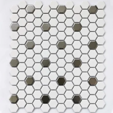 Мозаика Bonaparte Babylon Silver Matt 26x30 матовая