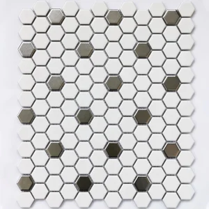 Мозаика Bonaparte Babylon Silver Matt 26x30 матовая