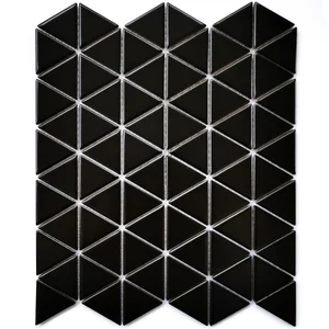 Мозаика Bonaparte Reno Black Matt 25,2x29,1 матовая