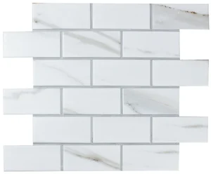 Мозаика Bonaparte Brick Calacatta Gold 28,8x29,2 матовая