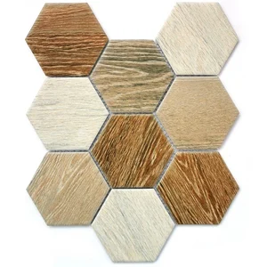 Мозаика Bonaparte Wood Comb 25,6x29,5 матовая