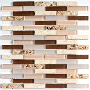 Мозаика Bonaparte Shell Stone 30x30 глянцевая