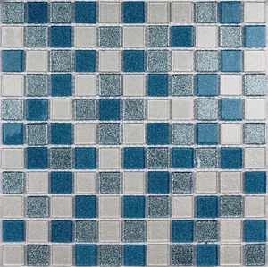 Мозаика Bonaparte Shine Blue 30x30 глянцевая