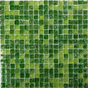 Мозаика Bonaparte Strike Green 30x30 глянцевая