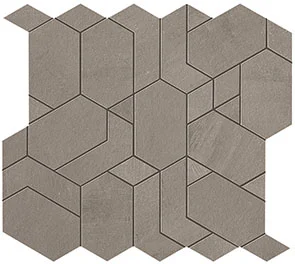 Мозаика Atlas Concorde Italy Boost Grey Mosaico Shapes AN65 31x33,5 матовая