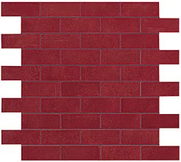 Мозаика Atlas Concorde Italy Boost Red Minibrick 9BMQ 3x0,5 матовая
