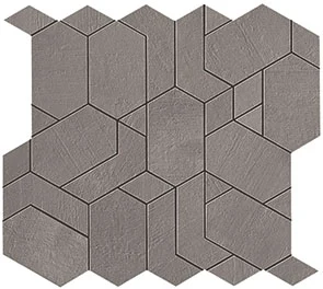 Мозаика Atlas Concorde Italy Boost Smoke Mosaico Shapes AN66 31x33,5 матовая