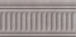Kerama Marazzi Бордюр Александрия серый 19033/3F 9,9x20 матовый