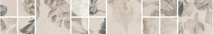 Kerama Marazzi Бордюр Александрия светлый мозаичный 181/8265 4,8x30 матовый