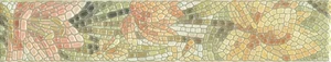 Kerama Marazzi Бордюр Летний сад Лилии HGD/A148/880L 5,7x30 глянцевый