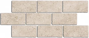 Kerama Marazzi Бордюр Роверелла беж мозаичный BR024T 14,7x34,5 матовый