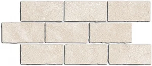 Kerama Marazzi Бордюр Роверелла беж светлый мозаичный BR022T 14,7x34,5 матовый