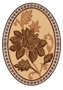 Вставка Keraben Boton Thai Beige 10x14 глянцевая