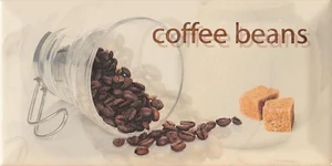 Декоративный элемент Monopole Breakfast Decor Arabica 10x20 глянцевый