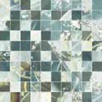 Мозаика Brennero Jewel Mosaicо Nebulosa Mix Emerald 30x30 лаппатированная