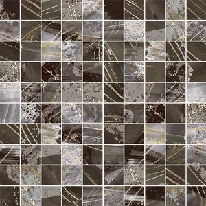 Мозаика Brennero Preziosa Mos. Q. Legend Mix Lapp. Dark Tess. 30x30 лаппатированная