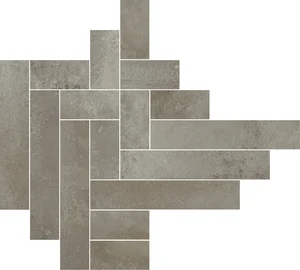 Мозаика Gardenia Orchidea Brickyard Mosaico T16 Grigio Scu. 54043 40x40 матовая