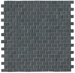 Мозаика Fap Brooklyn Carbon Brick Mosaico 30x30 глянцевая
