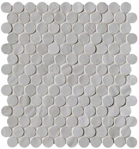Мозаика Fap Brooklyn Fog Round Mosaico 29,5x32,5 глянцевая