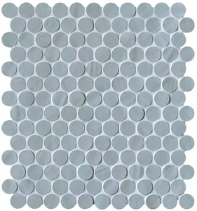 Мозаика Fap Brooklyn Sky Round Mosaico 29,5x32,5 глянцевая